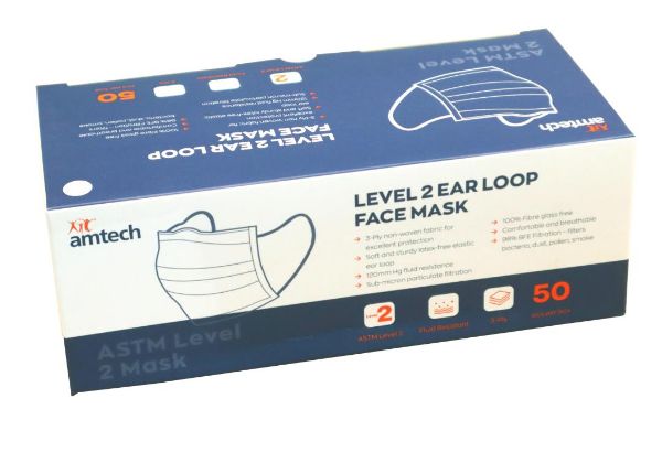 Picture of SURGICAL DISPOSABLE FACE MASK - BOX OF 50